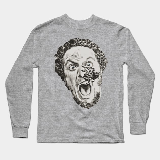 MARV - Black & White Long Sleeve T-Shirt by ILLannoyed 